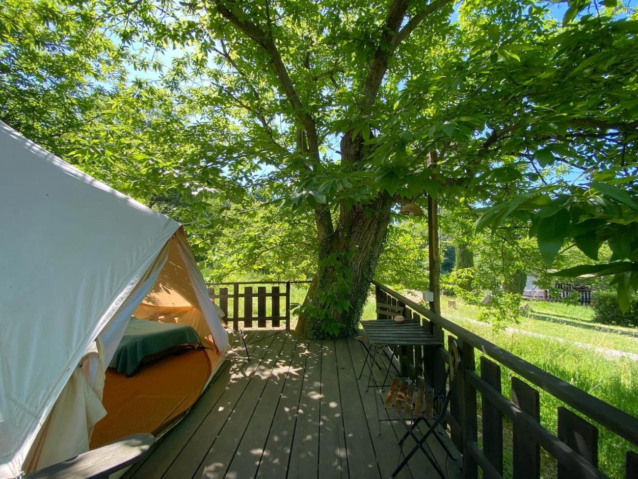 Podere Di Maggio - Glamping Tent 2 Santa Fiora Zewnętrze zdjęcie